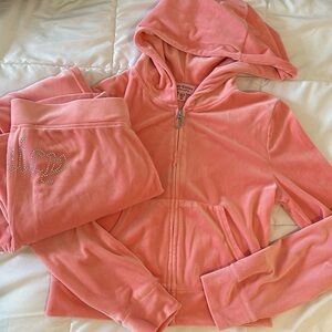 Juicy Couture Classic Velour Track Suit size M